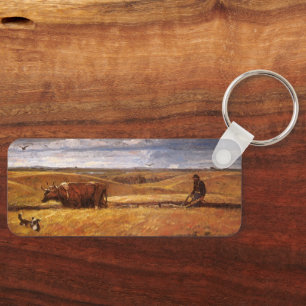 Porte-clés Os de bisonneaux labourés par Harvey Thomas Dunn