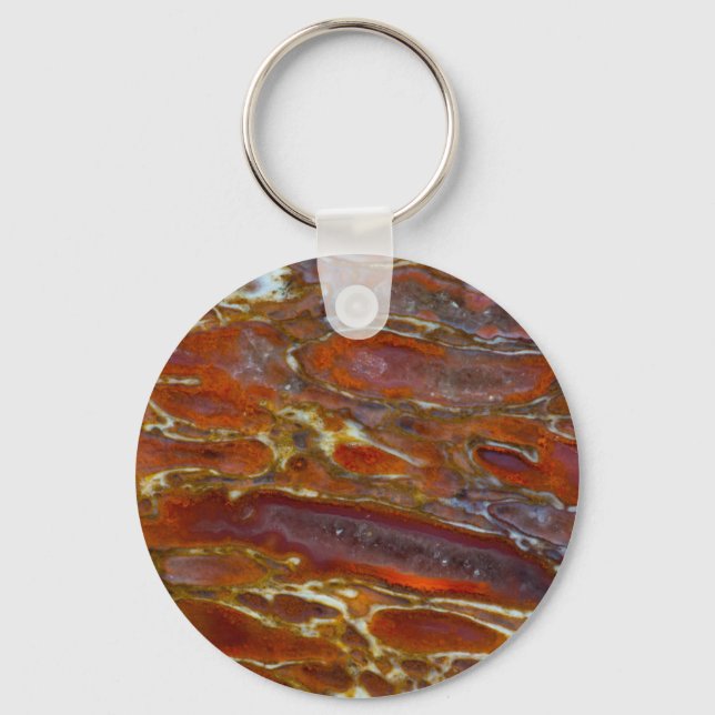 Porte-clés Os de dinosaure pétrifié (Recto)