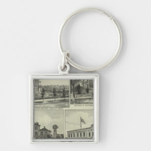 Porte-clés Osage, Mound et Burlington, Kansas