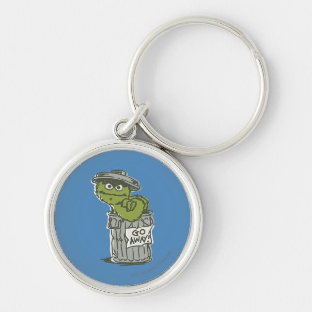 Porte-clés Oscar le Grouch Vintage 2 (Devant)