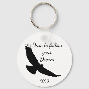 Porte-clés Osez suivre votre Dream Hawk Silhouette