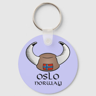 Porte-clés Oslo Norvège Viking Casquette