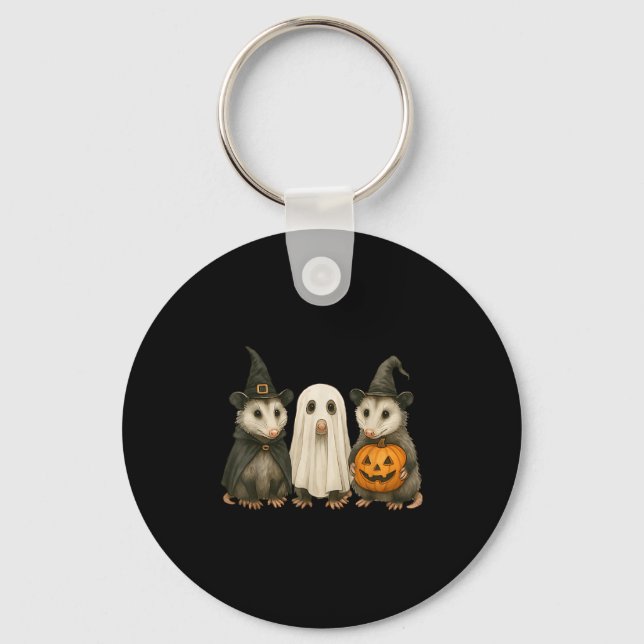 Porte-clés Ossum Halloween Ssum Witch Ghost Pumpkin  (Recto)