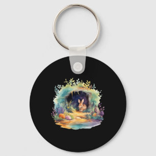 Porte-clés Ostara de Pâques Eostre Pagan Witchcraft Mois de p