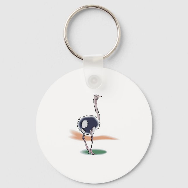 Porte-clés ostrich (Recto)