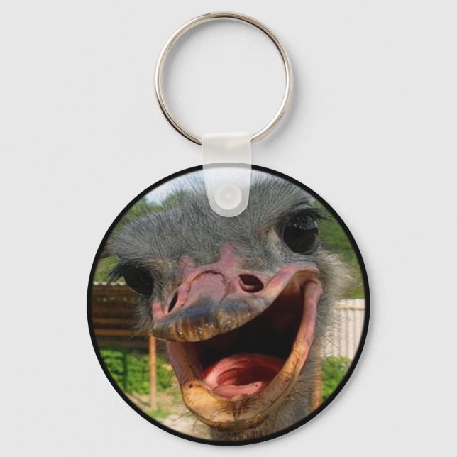 Porte-clés Ostrich What's Up Keychain (Recto)