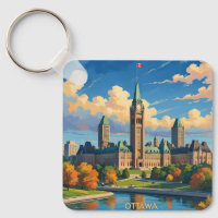 Ottawa Canada Édifice du Parlement, Ciel de la vil