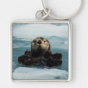 Porte-clés Otter flottante