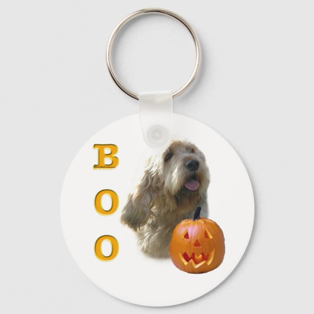 Porte-clés Otterhound Halloween BOO (Recto)