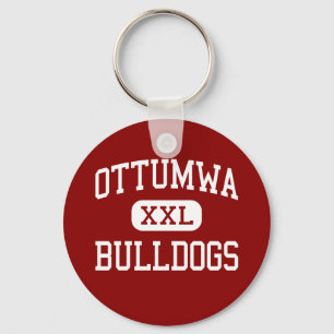 Porte-clés Ottumwa - bouledogues - lycée - Ottumwa Iowa