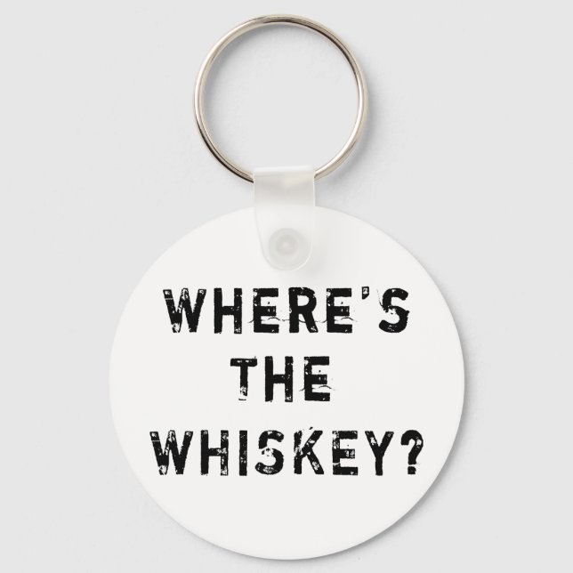 Porte-clés Où est le Whiskey (Recto)