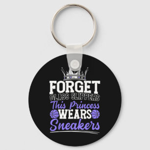 Porte-clés Oubliez Les Chaussures En Verre Cette Princesse Po