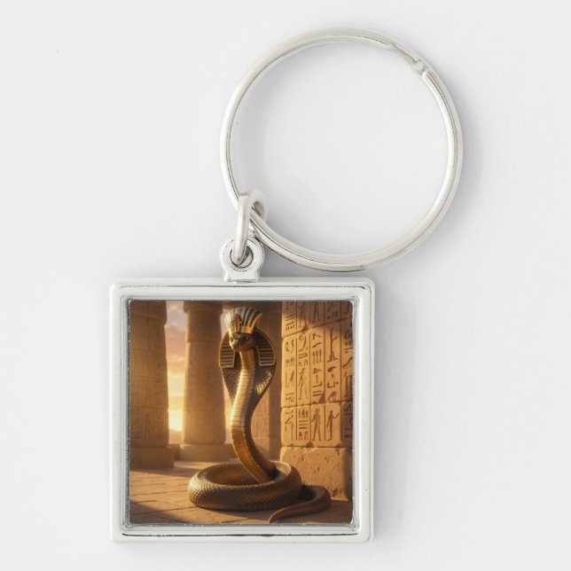 Porte-clés Oudjat – Déesse cobra égyptienne´6 (Devant)