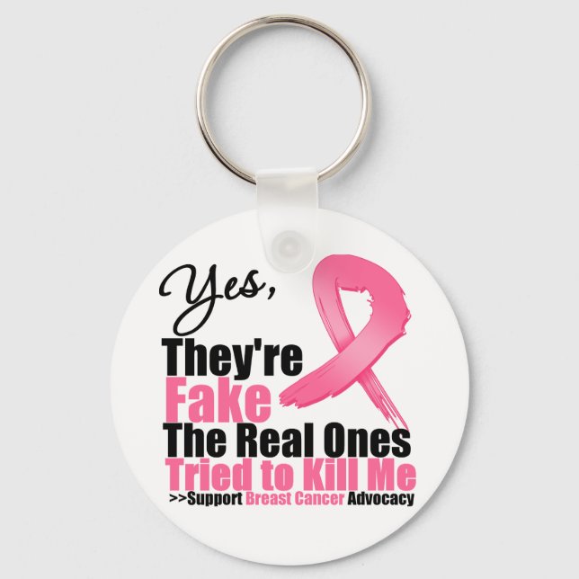 Porte-clés OUI, ils sont faux...Mes vrais ont essayé de me tu (Recto)