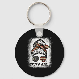 Porte-clés Oui, Je Suis Une Fille Trump - Trump 2024 Elect