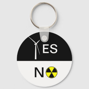 PORTE-CLÉS "OUI" POUR UNE ÉNERGIE PROPRE