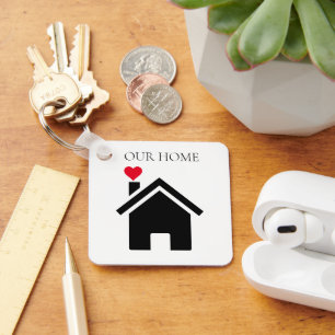 Porte-clés Our Home With Irish Blessing