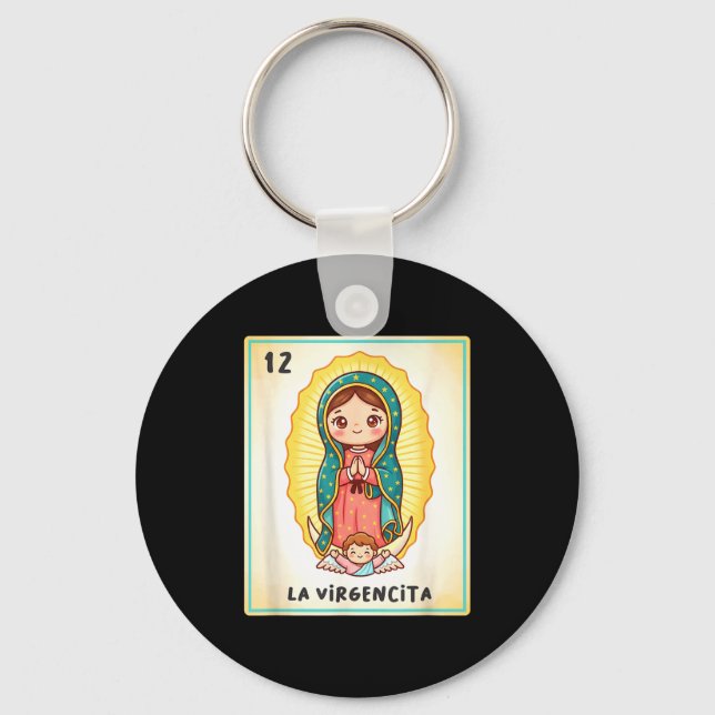 Porte-clés Our Lady Of Guadalupe La Virgencita Mexico For Kid (Recto)