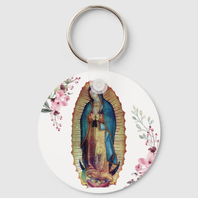 Porte-clés Our Lady of Guadalupe, Nuestra Señora de Guadalupe (Recto)