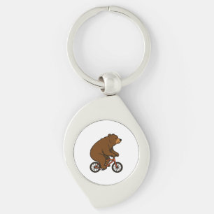 Porte-clés Ours à vélo – Vibrations de folie