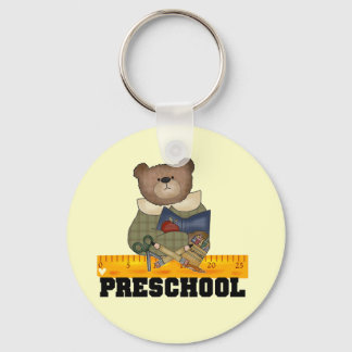 Porte-clés Ours avec la règle Tshirts et cadeaux préscolaires