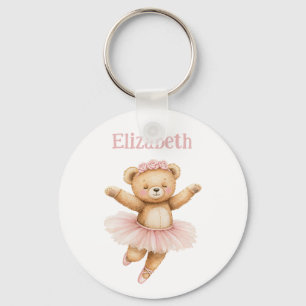 Porte-clés Ours ballerine mignon