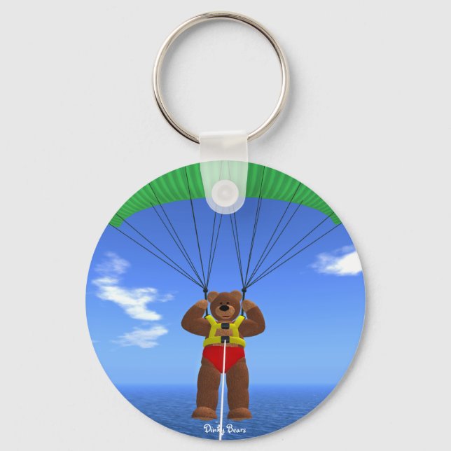 Porte-clés Ours Dinky Parapente (Recto)