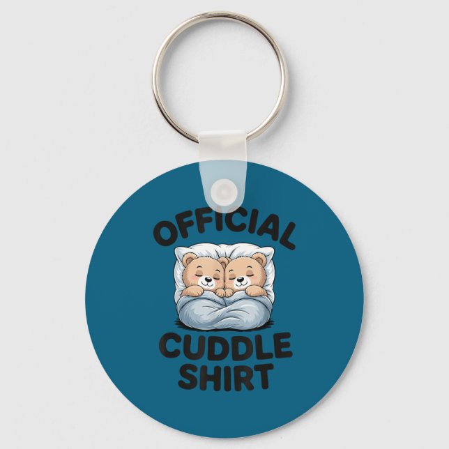 Porte-clés Ours en pyjama Teddy officiel câlin (Recto)