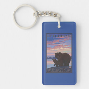 Porte-clés Ours et CUB - Ketchikan, Alaska