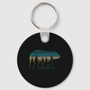 Porte-clés Ours Nature Grizzly Brun Ours Noir Randonnée Chass