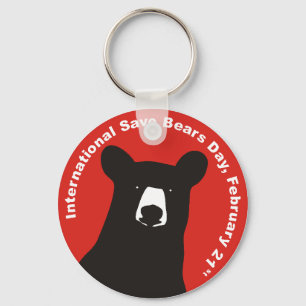 PORTE-CLÉS OURS NOIR D'ISBD
