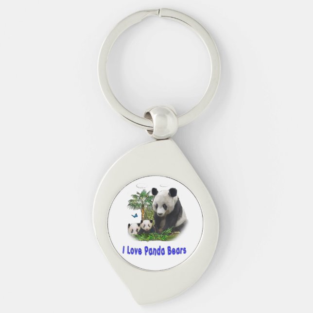 Porte-clés Ours Panda (Devant)