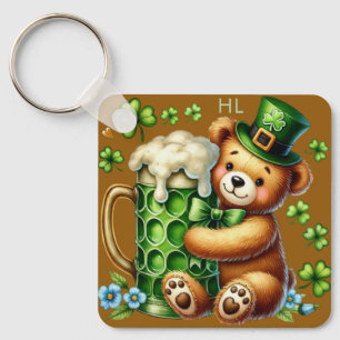 Porte-clés Ours personnalisé de la Saint-Patrick