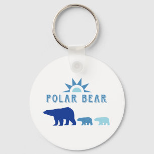 Porte-clés Ours polaire avec soleil