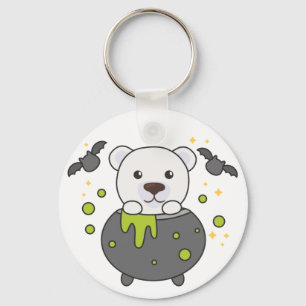 Porte-clés Ours polaire Joyeux Porte - clé de chauve-souris C