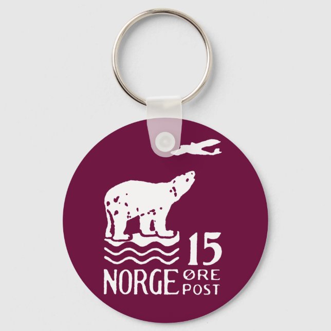 Porte-clés Ours polaire norvégien 1925 (Recto)