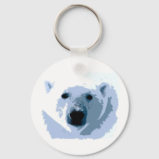 Porte-clés Ours polaire Pop Art