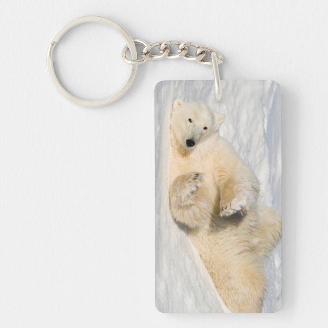 Porte-clés Ours polaire près de la baie d'Hudson (Devant)