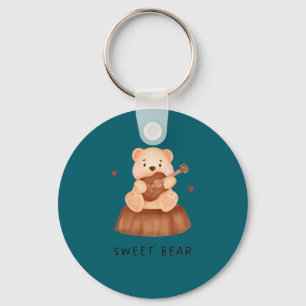 Porte-clés ourson mignon Ours esthétique adorabl