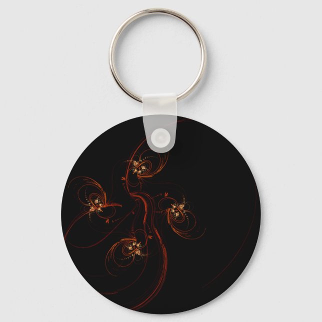 Porte-clés Out of the Dark Abstract Art Keychain (Recto)