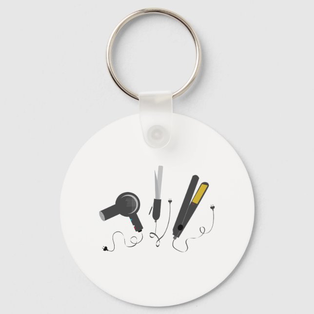 Porte-clés Outils de liste de cheveux (Recto)