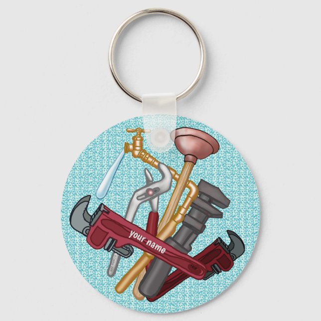 Porte-clés outils de plombier   (Recto)