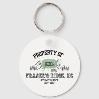 Porte-clés OUTLANDER Propriété de la crête de Fraser