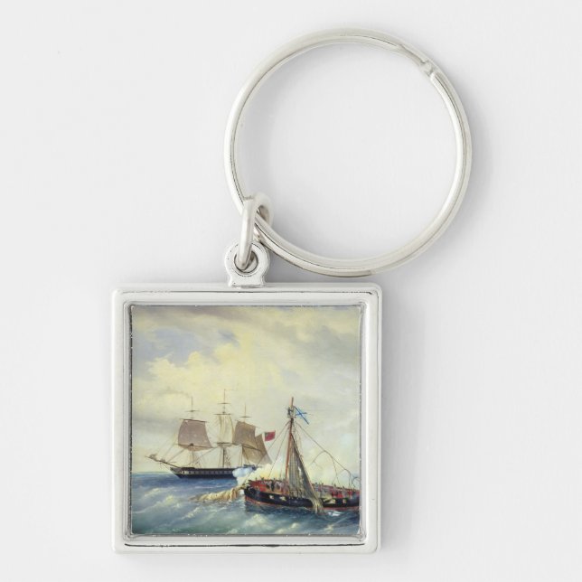 Porte-clés Outre de la côte de l'île de Nargen (Devant)