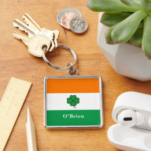 Porte-clés Ouvre-bouteille personnalisé avec drapeau irlandai