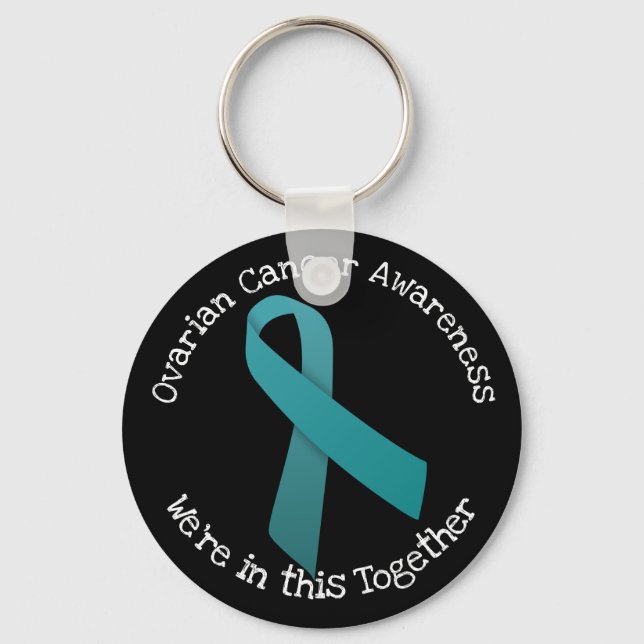 Porte-clés Ovarian Cancer Awareness (Recto)