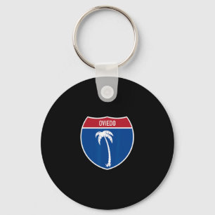 Porte-clés Oviedo Floride Fl Autoroute Inter-États Vacances S