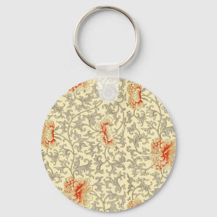 Porte-clés Owen Jones Motif Ancien : Fleurs de corail gris