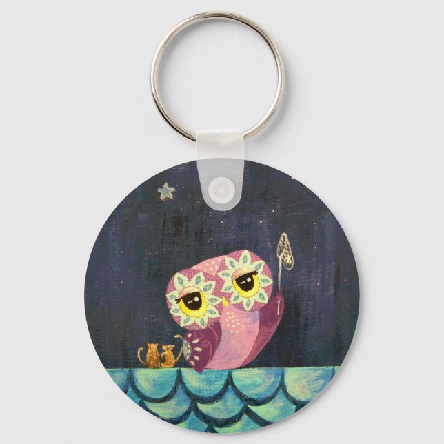 Porte-clés Owl Art - Catch A Falling Star (Recto)