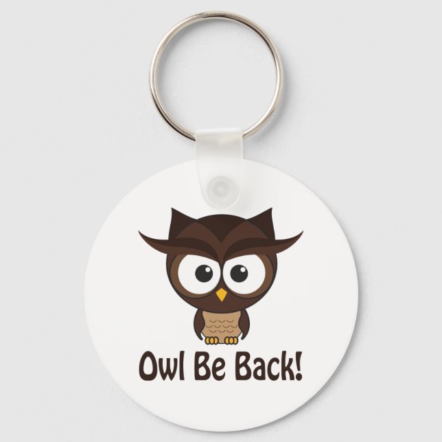 Porte-clés Owl Be Back (Recto)